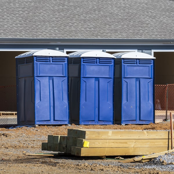 is there a specific order in which to place multiple porta potties in Shoreham